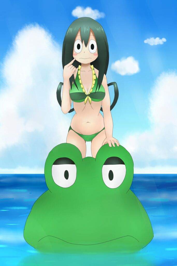 tsuyu asui swimsuit