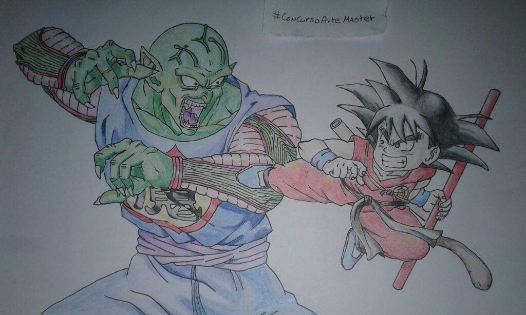 Goku Vs Piccolo Daimaku Concursoartemaster Dibujarte Amino