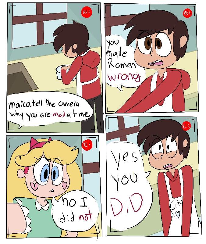 Star and marco comic.