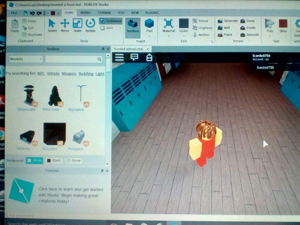Working On Hunted School My Official Game Roblox Amino - 