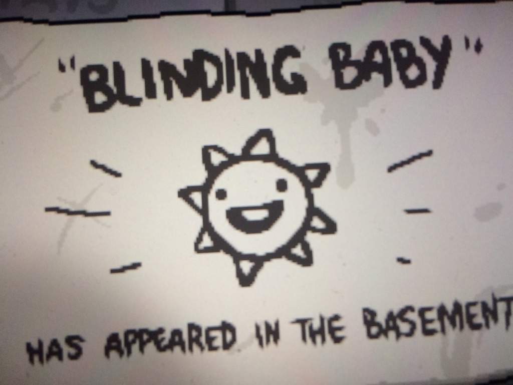 Айзек достижение blinding baby