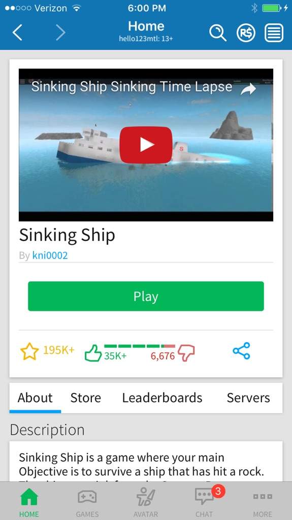 Sinking Ship Review Roblox Amino - roblox sinking ship games