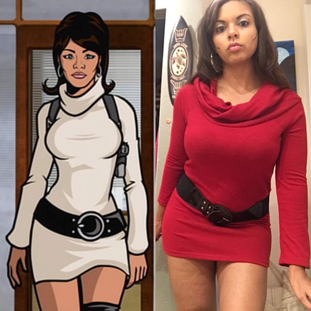 Lana Kane (Archer) closet cosplay.