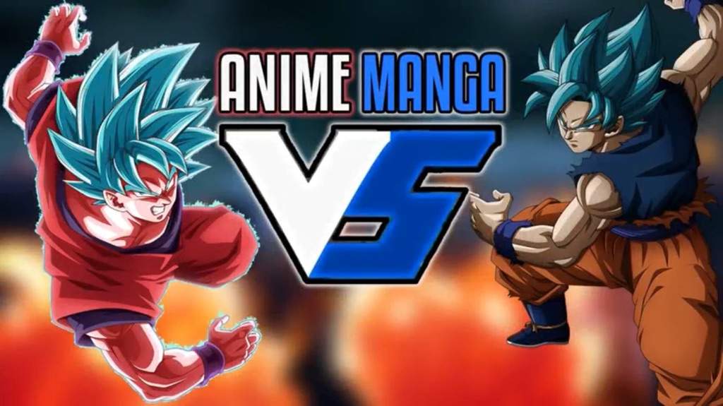 Manga Goku vs Anime Goku (Dragon Ball Super) | DragonBallZ Amino