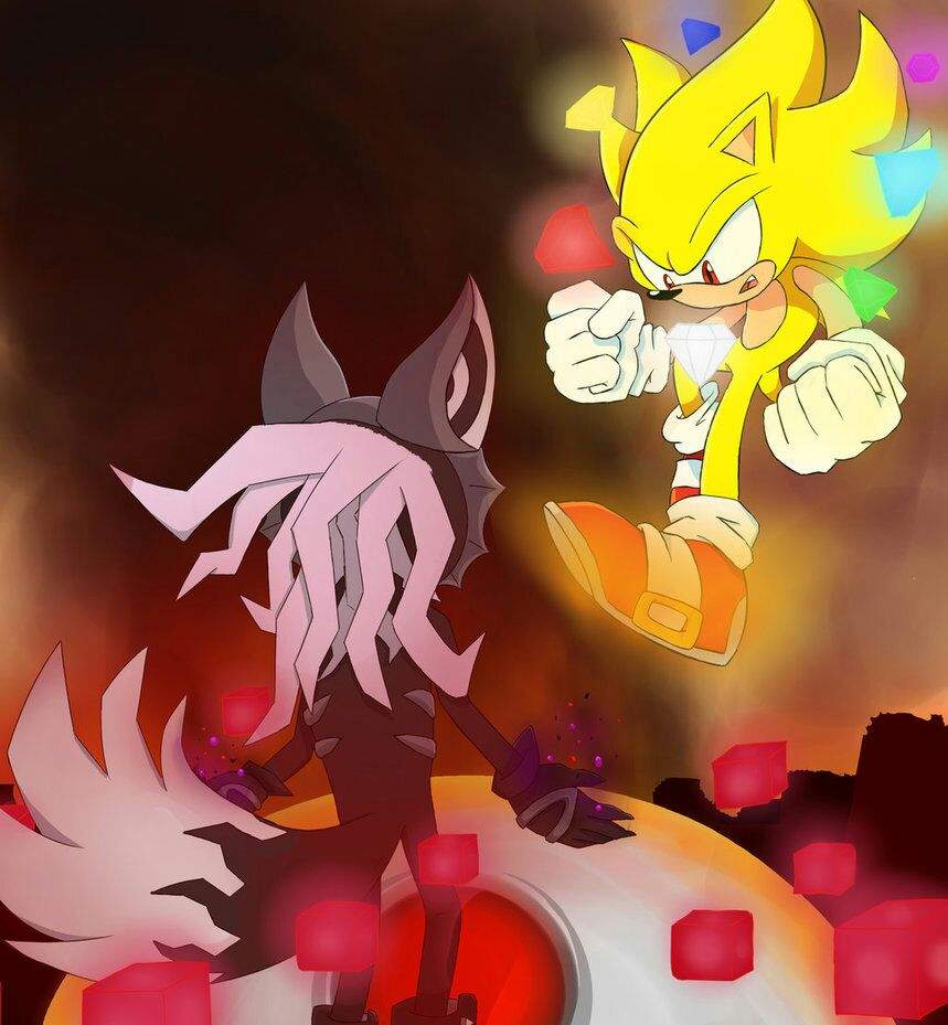 Super Sonic Vs Infinite Sonic The Hedgehog Amino