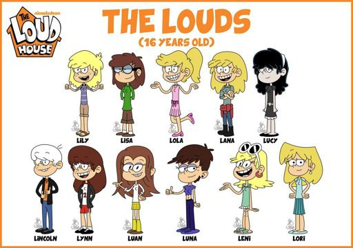 the loud house todas las hermanas en 16 años? :O | The Loud House ...