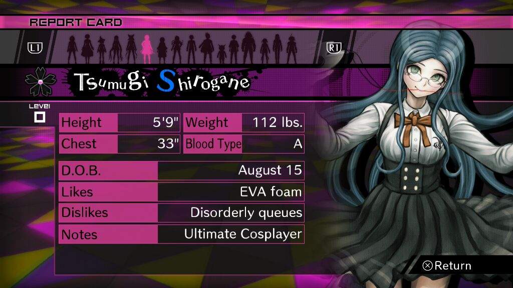 DanganRonpa v3 Female Report Cards 1080p | Danganronpa Amino