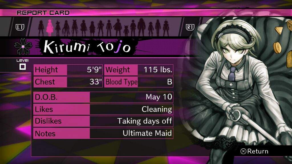 DanganRonpa v3 Female Report Cards 1080p | Danganronpa Amino