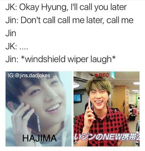 Jin jokes pt.5 | ARMY's Amino