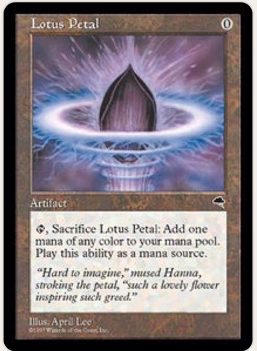 What Do You Think Of The Lotus Cards Mtg Amino