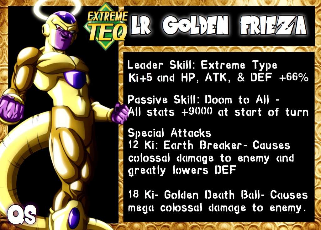 angel golden frieza dokkan battle farming super attack