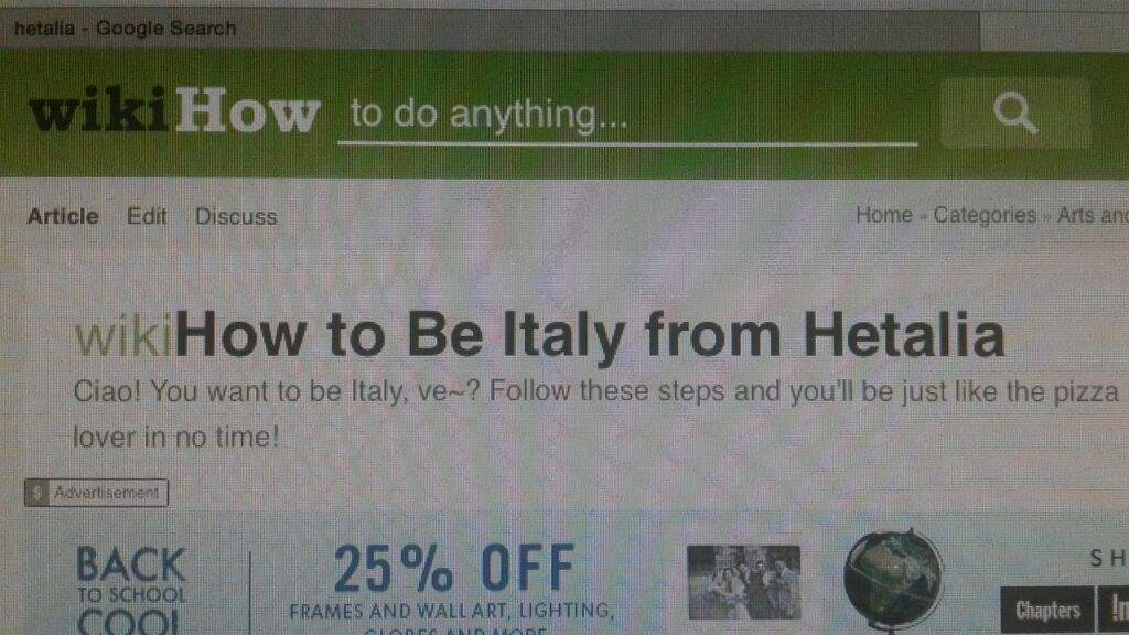 How To Be Italy According To Wikihow Hetalia Amino