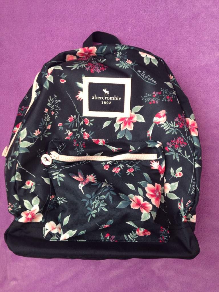 abercrombie pink backpack