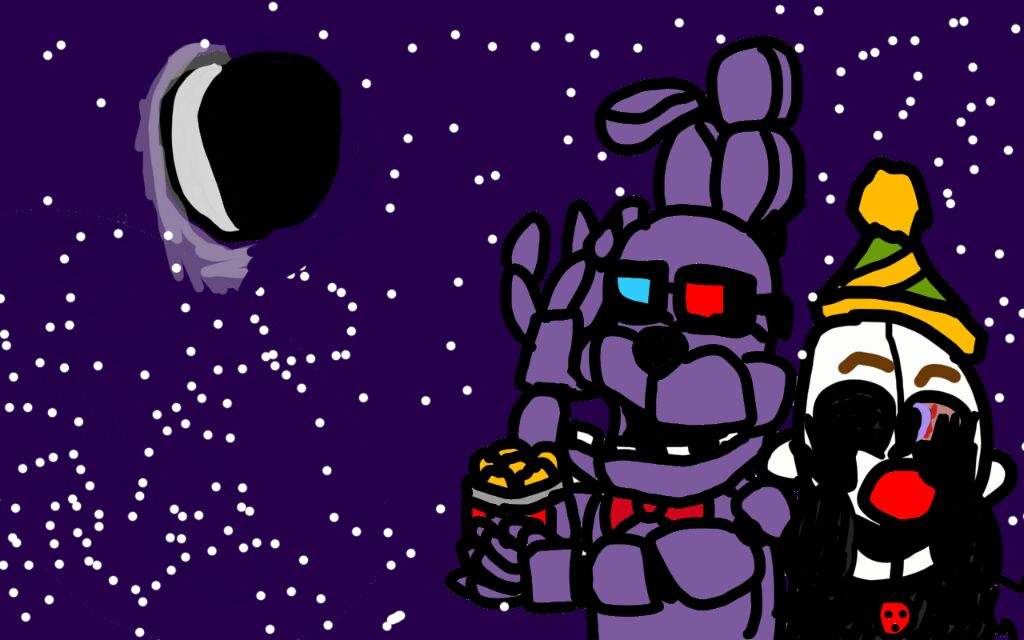 Happy Solar Eclipse!! *FnaF and Solar Eclipse FanArt* Five Nights At
