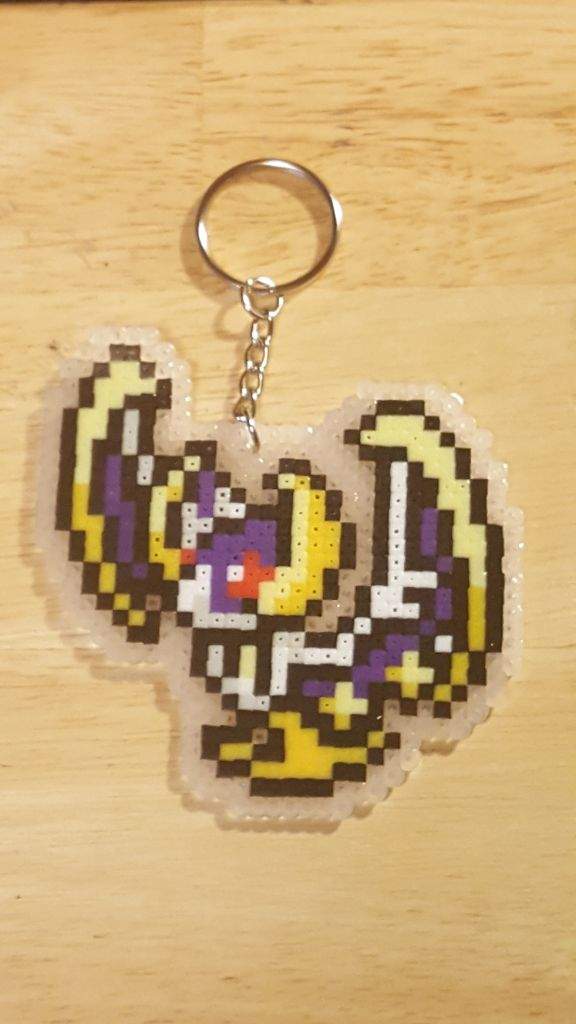 Perler Bead Lunala Keychain | Pokémon Amino