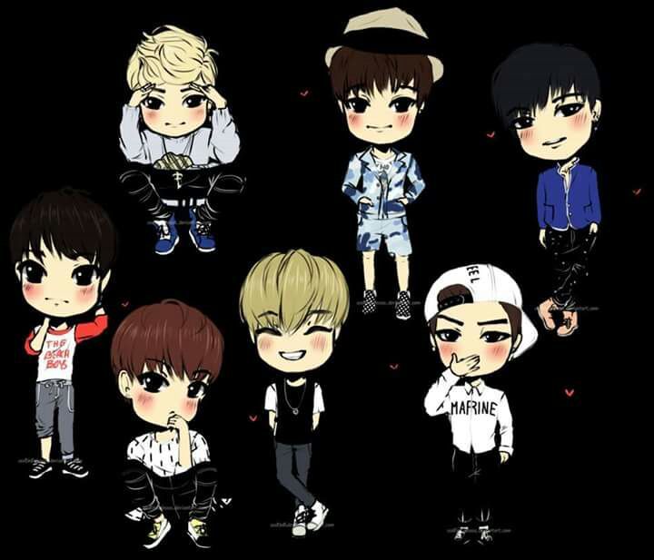 GOT7 CHIBI FANART | GOT7 Amino