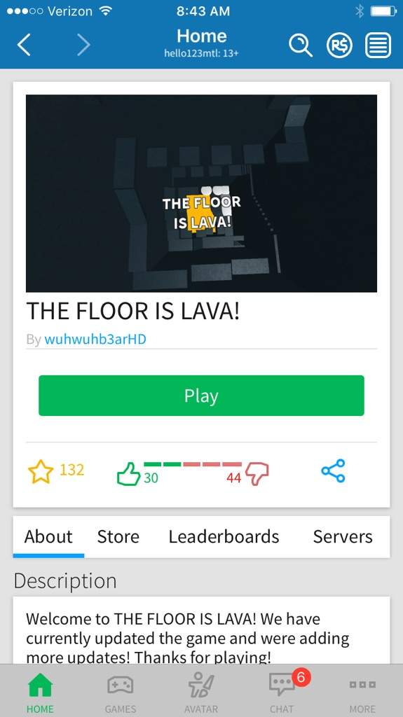 Floor Is Lava Gameplay Roblox Amino - 330 am roblox