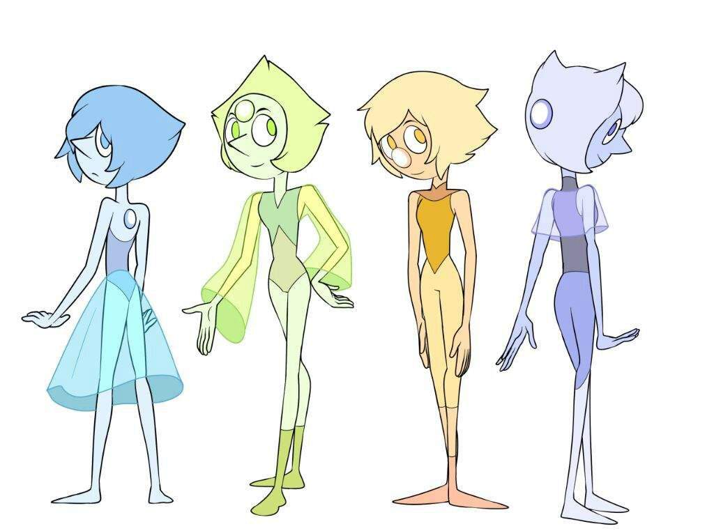 Perlas De Gemas o Diamantes de Altos Rangos⚪💎🌸⭕🔴💚 | Steven Universe ...