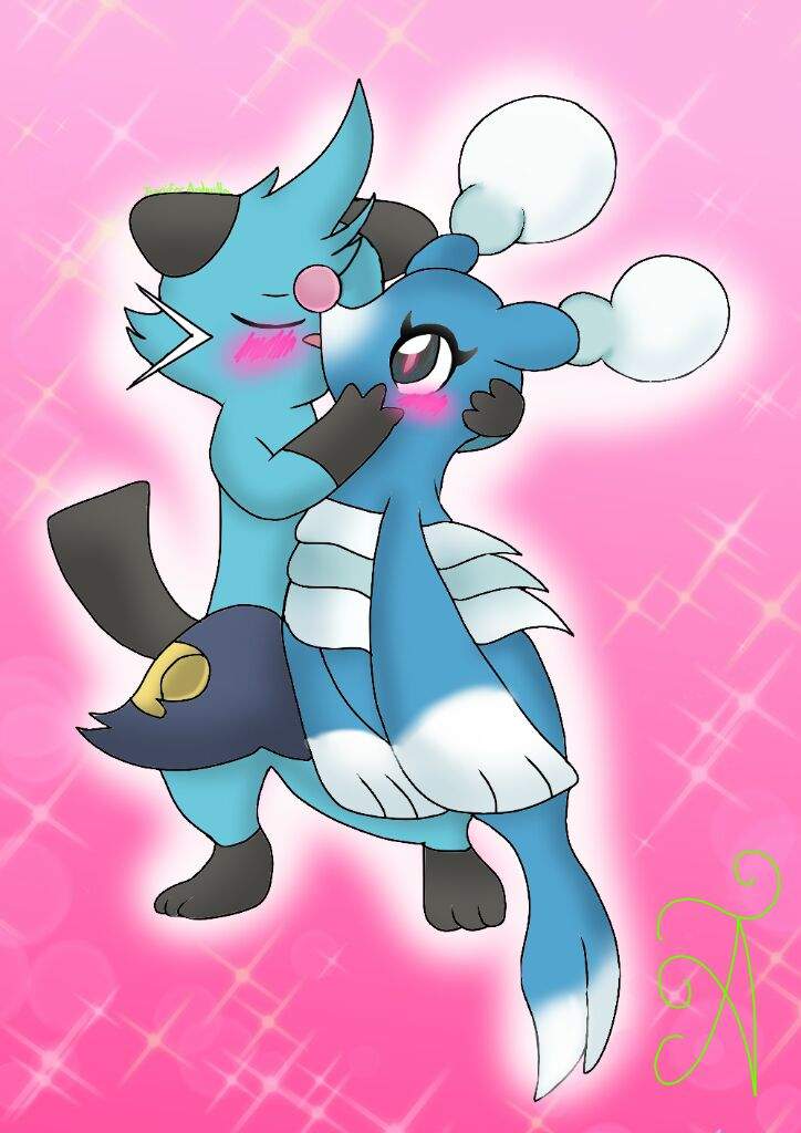 Dewott x Brionne | •Pokémon• En Español Amino