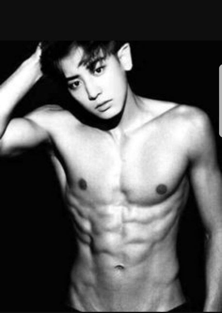 Image result for chanyeol abs