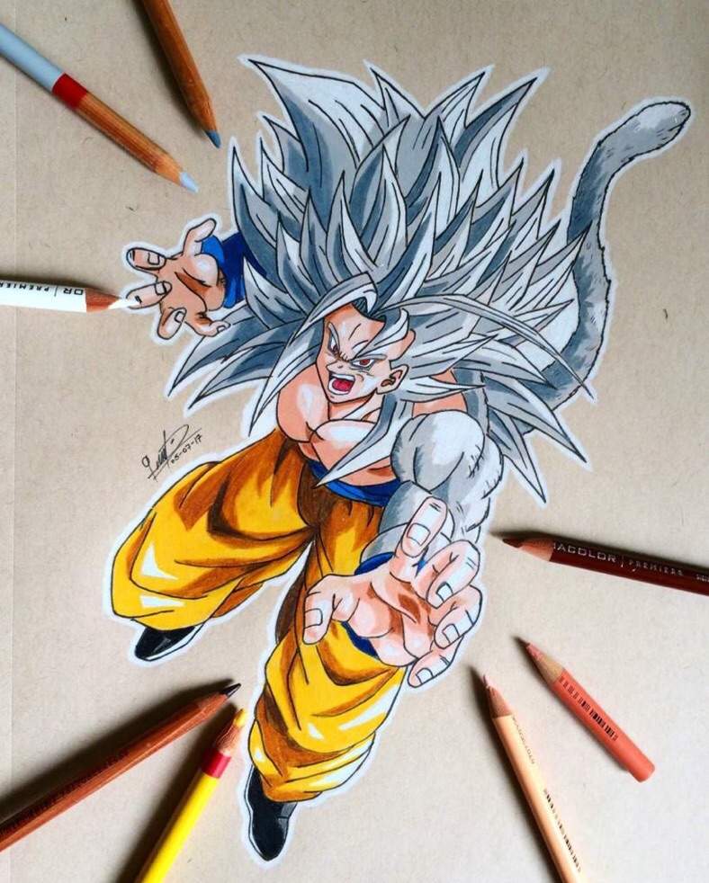 Goku Ssj 5 !!! | DibujArte Amino