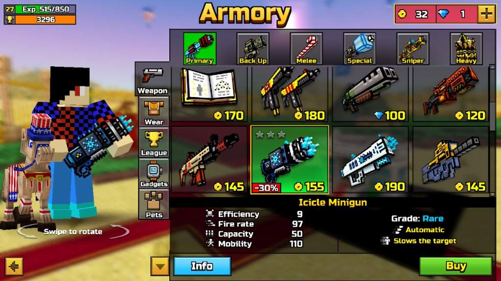 10 annoying weapon to deal with in PG3D | Pixel Gun 3D ... - 1024 x 576 jpeg 88kB