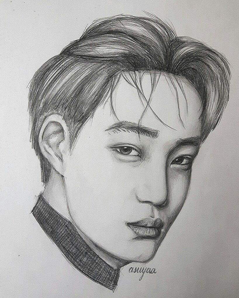 Kim Jongin Fanart김종인 팬아트 Exo 엑소 Amino