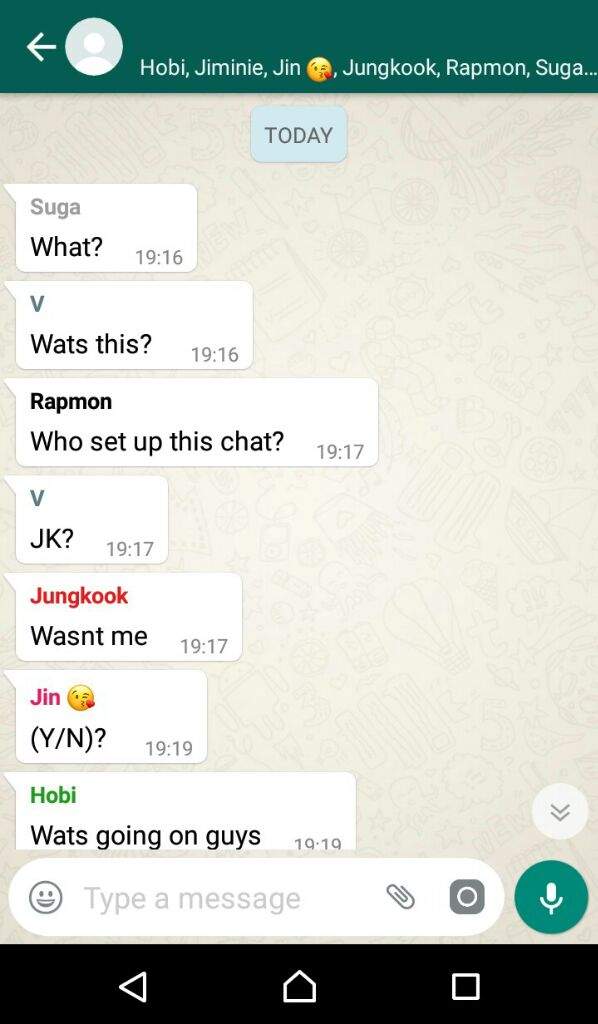 App bts fake chat BTS Messenger