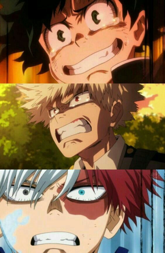 Deku , todoroki y bakugou *-* | •Anime• Amino