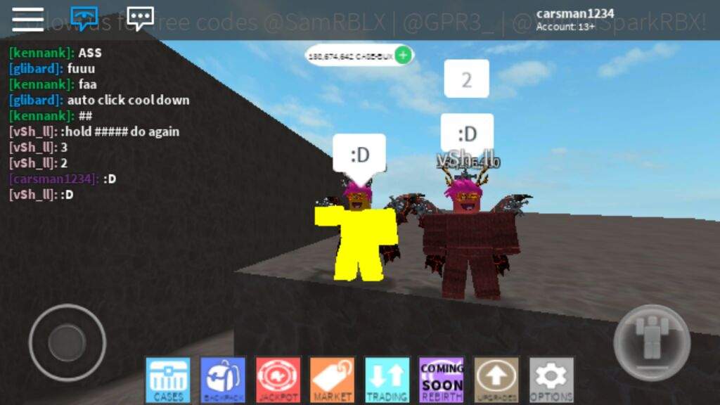This Is Me And My Bestie Playing Case Clicker D Roblox Amino