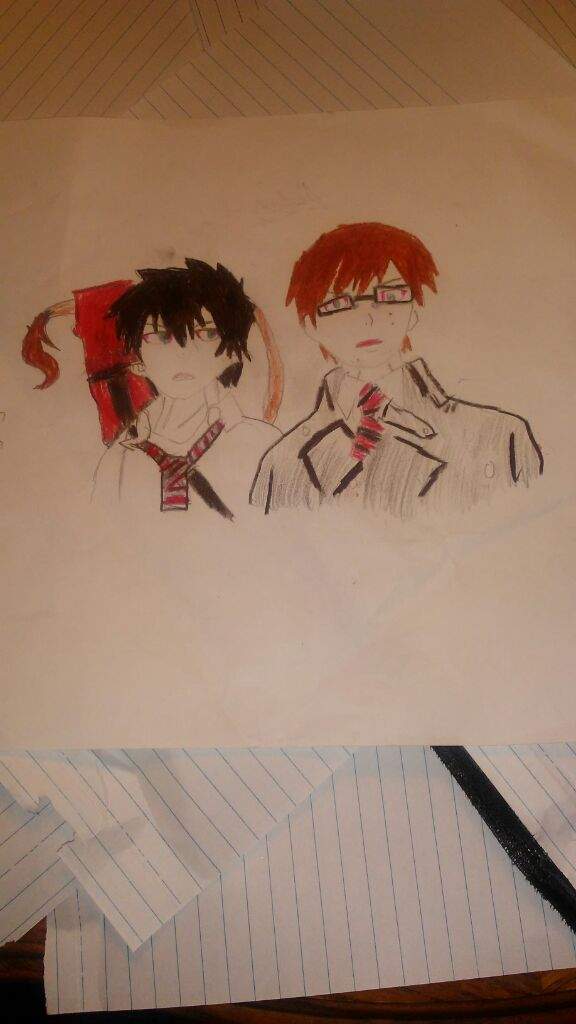 Some Ao No Exorcist Blue Exorcist Drawings Made By Me Anime Amino