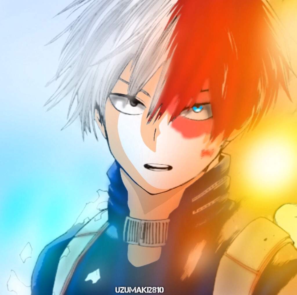 Todoroki Manga Colouring | Anime Amino