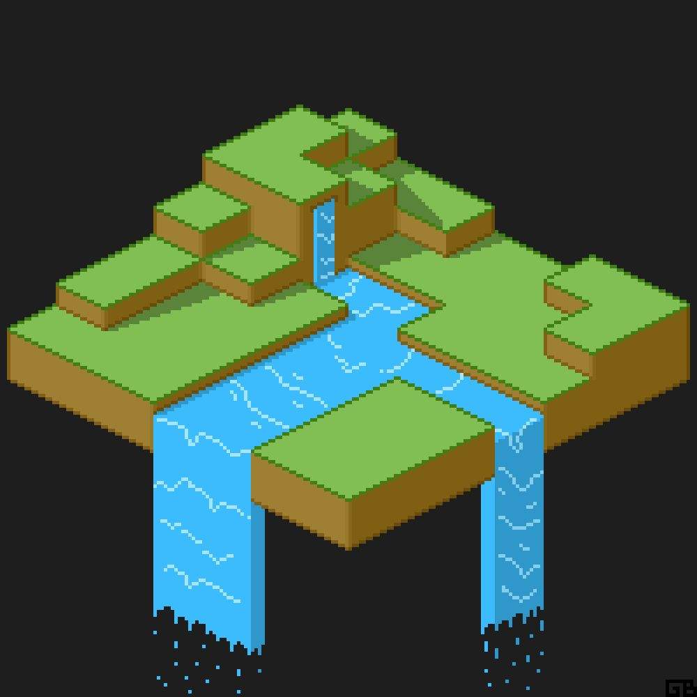 Floating Island | Pixel Art Amino