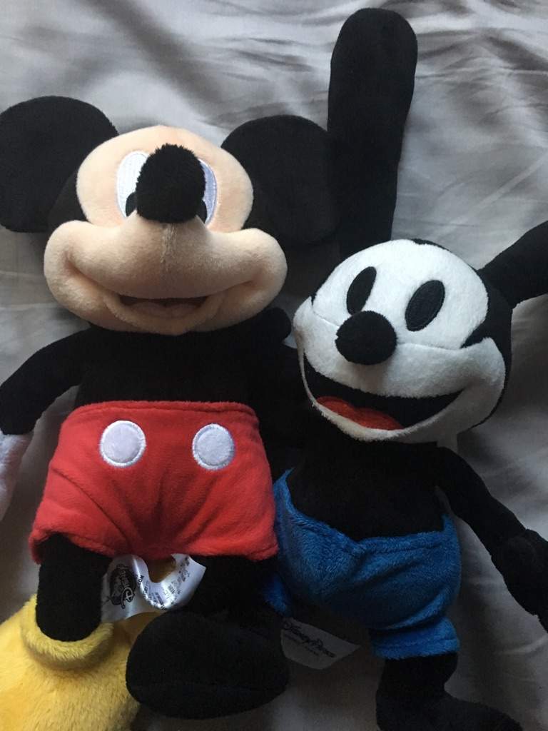 mickey and oswald plush