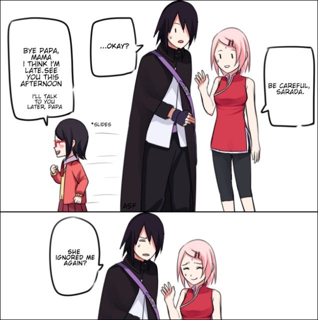 Sarada Uchiha and the Uchiha Fam