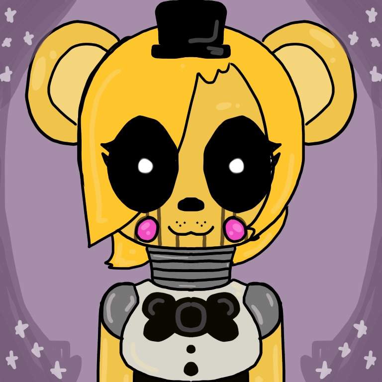 Female Golden Freddy Drawing 