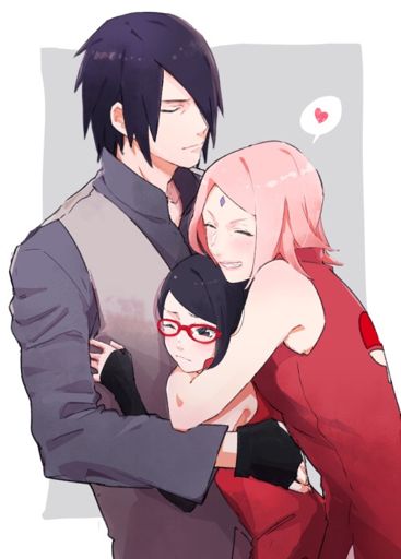 Sarada Uchiha and the Uchiha Fam