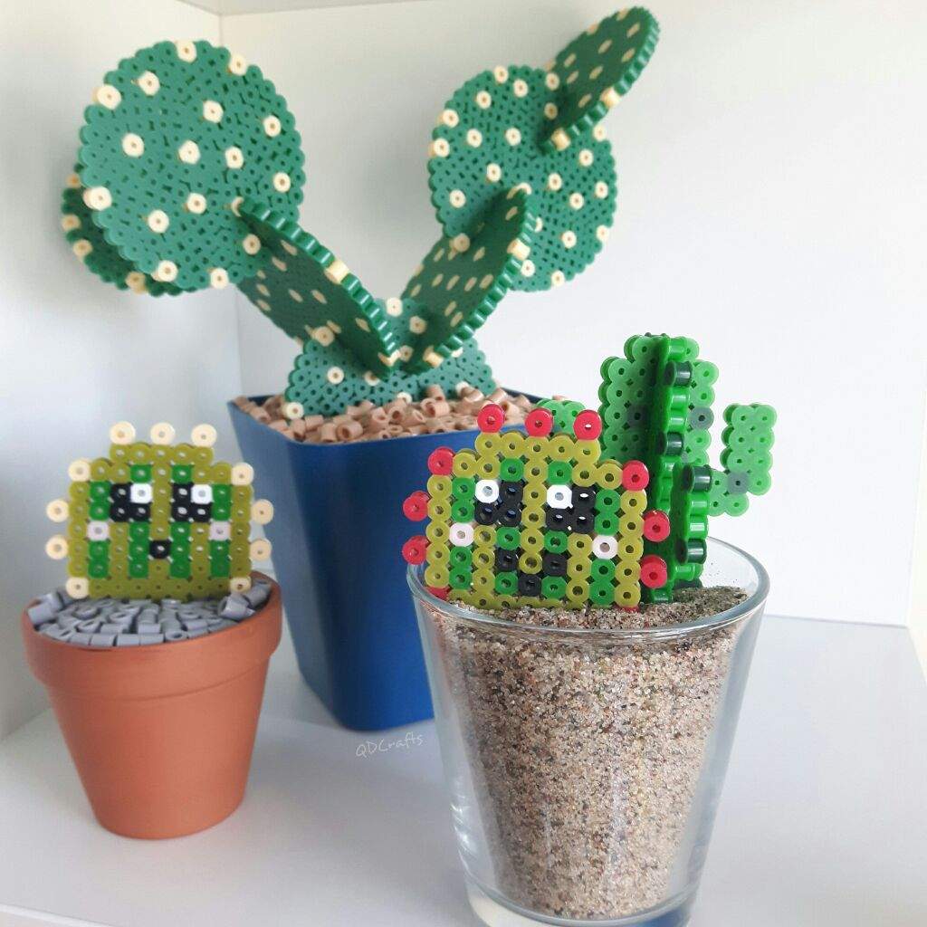 DIY Fuse Bead Cactus Pots and Coasters Crafty Amino