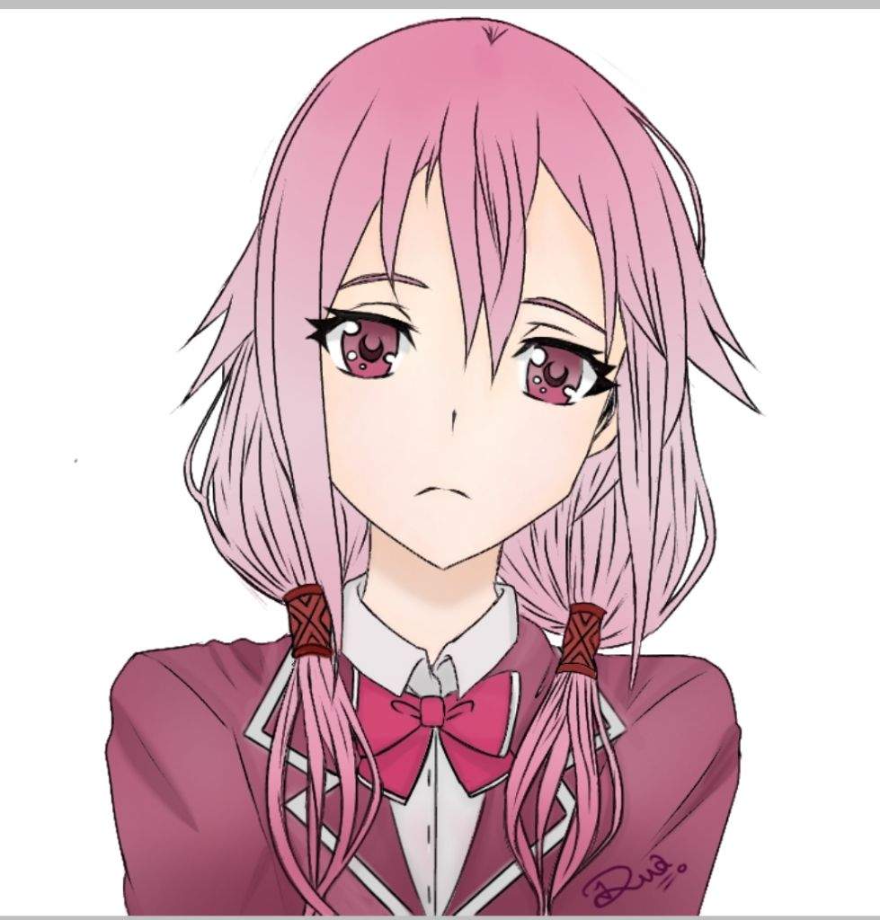 Inori Yuzuriha || Digital Drawing | Anime Amino