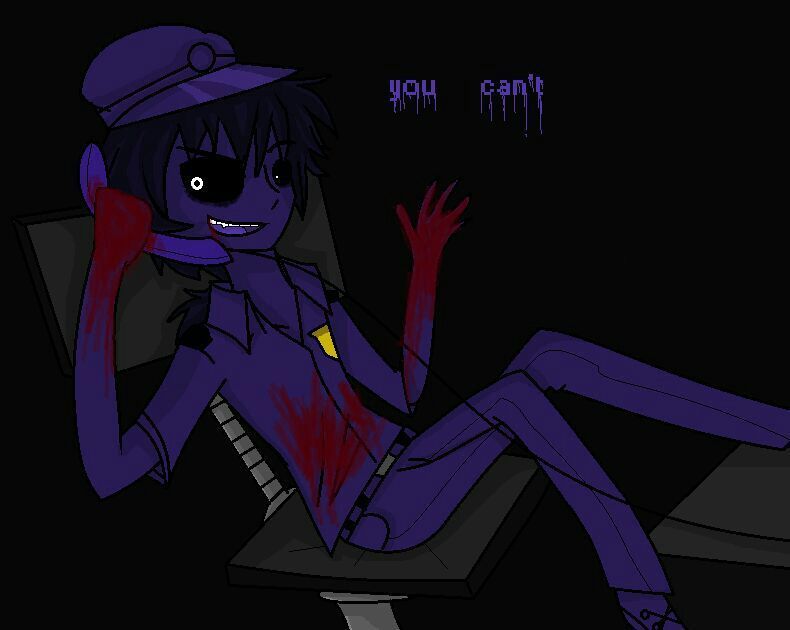 Im the purple guy. Purple guy you can't. Перпл Гай you can't. Сэтт Фуруде пёрл Гай арт. Error 404 FNAF.