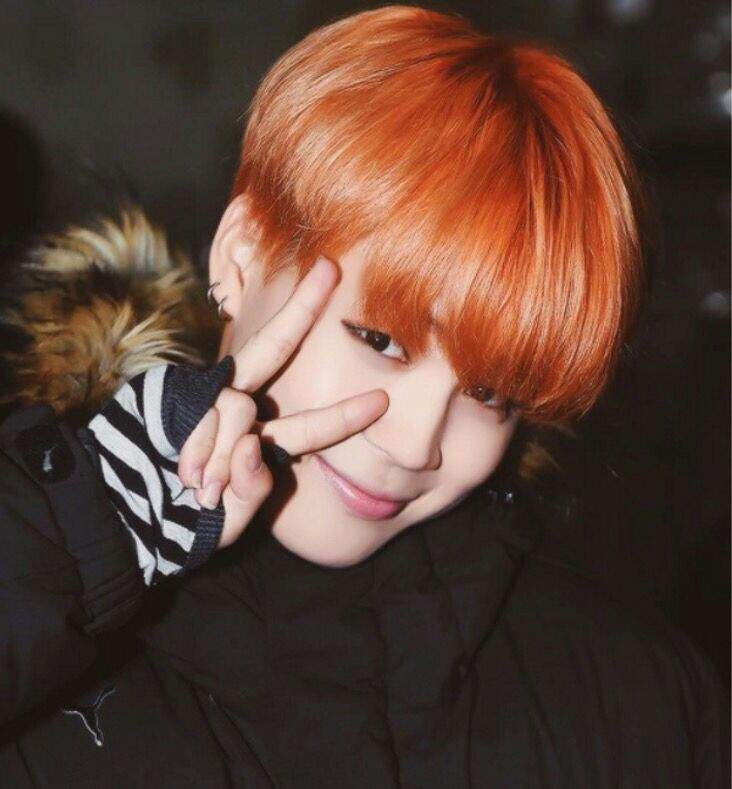 I really miss orange hair-Jimin.