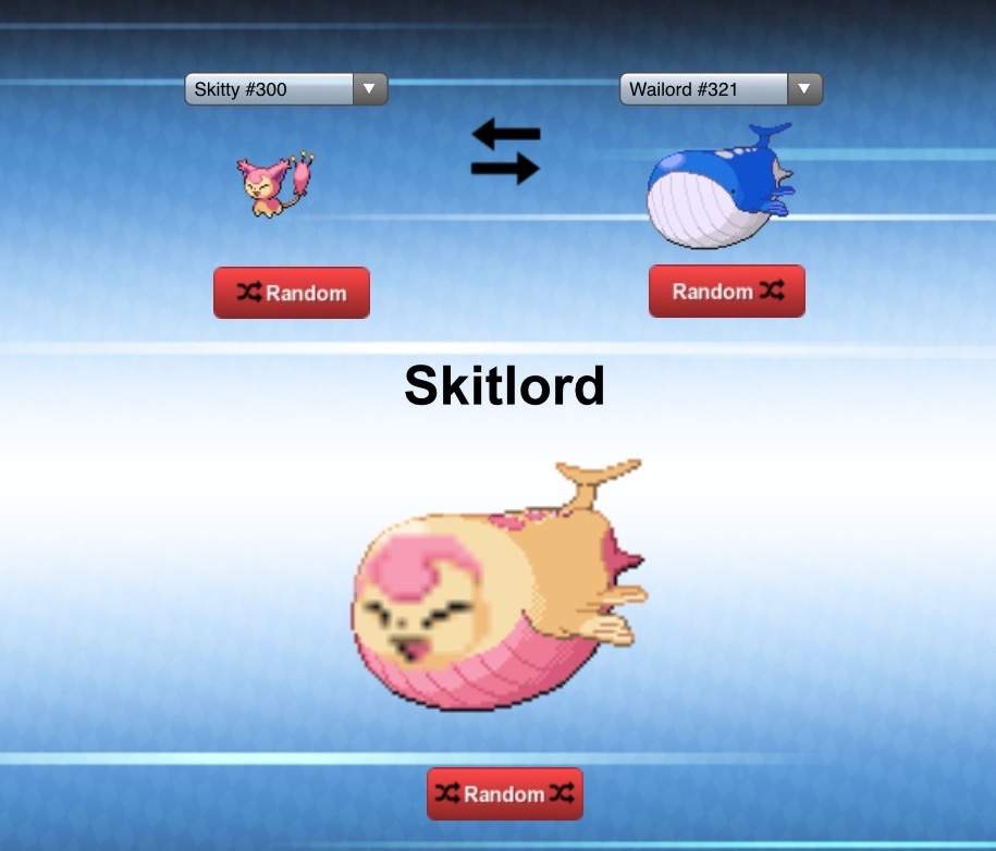 When you breed a skitty and a wailord.