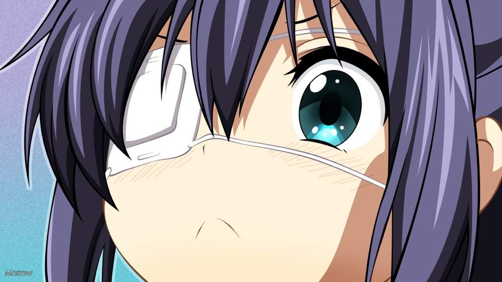 Close up anime face