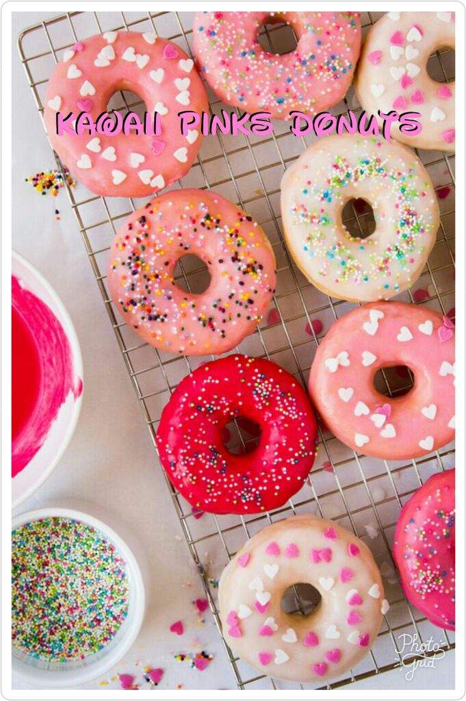 Make Kawaii Recipes Donuts Classic Galaxy Rainbow Donuts Kawaii Amino Amino