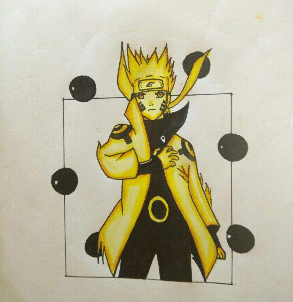 naruto sage of six paths drawing