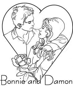 the vampire diaries coloring pages