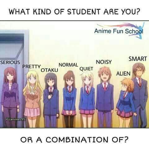 What kind of student are you in class??? | Anime Amino