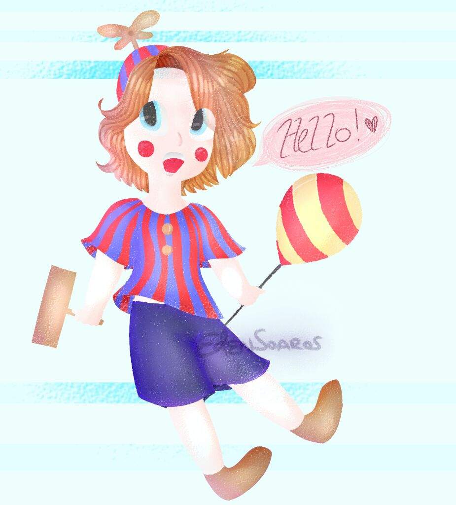 Balloon Boy - Hello [Art trade] | Five Nights At Freddy's Amino