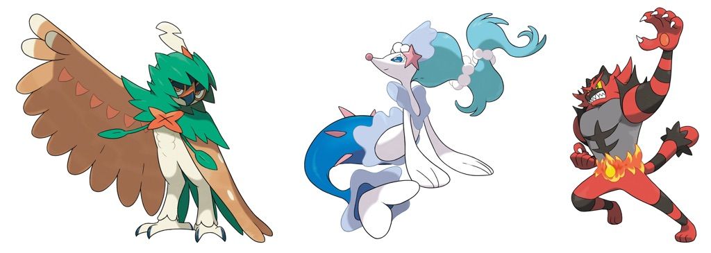 Decidueye Incineroar Or Primarina Pokémon Amino 6282