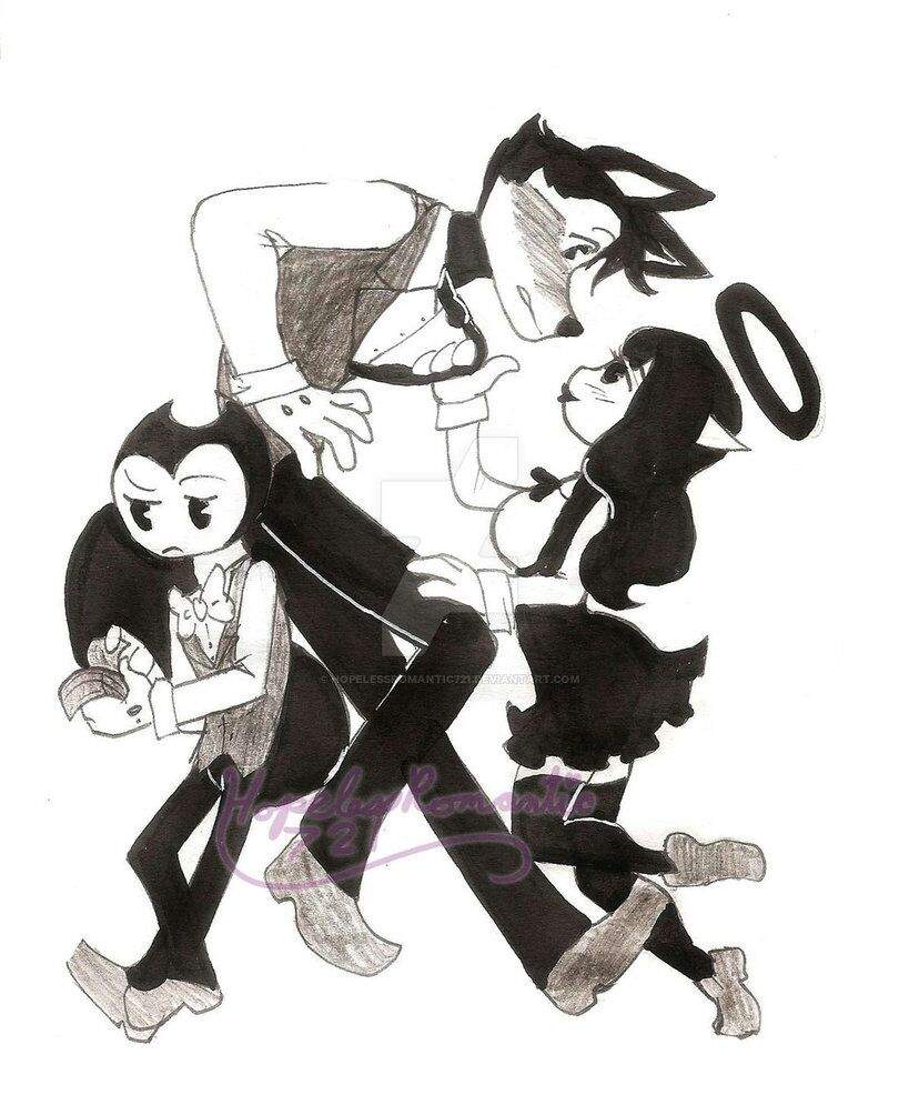 Why I Love Boris X Alice Bendy And The Ink Machine Amino 